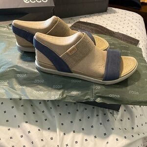 ECCO Footwear Damara Ankle Gladiator ombre powder Sandal 41 (10-10.5)